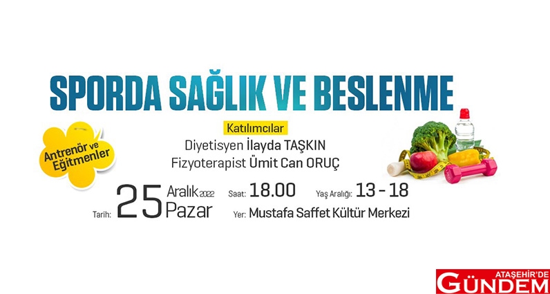 SPORUN SAĞLIK HALİ PANELDE BULUŞUYOR PANEL SAĞLIK ATAŞEHİR BELEDİYESİ